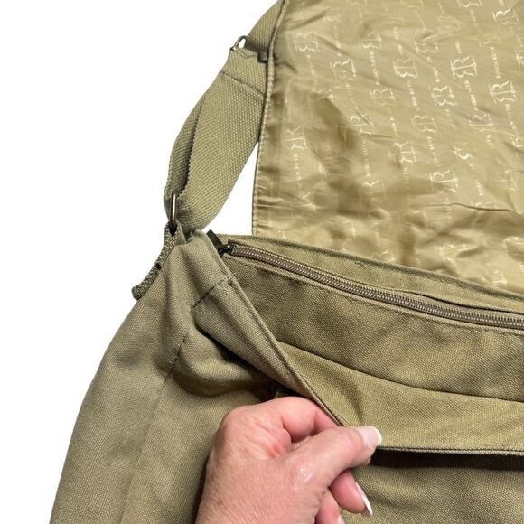 Rare Robin Ruth PORTLAND Satchel Crossbody Bag Green Excellent Condition - Picture 8 of 11